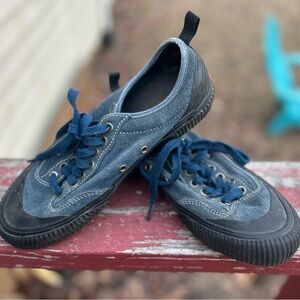 Vans Blue and Black Women's Sneakers